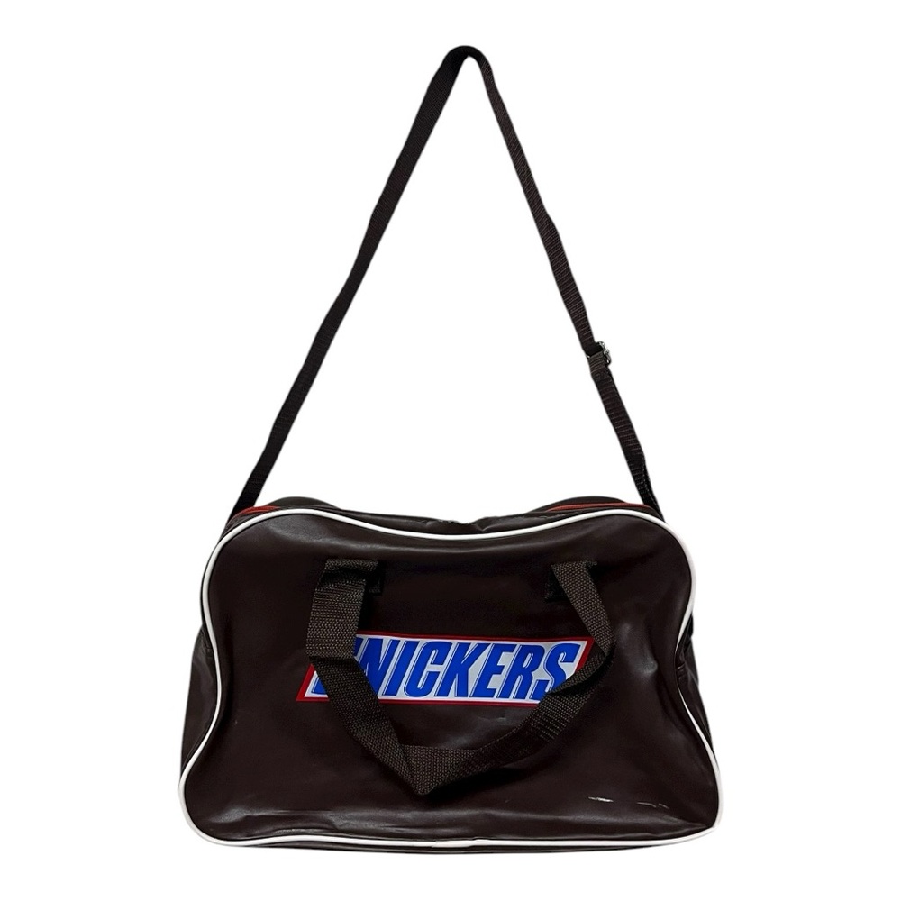 Vintage‎ Snickers Logo Brown Duffel Bag